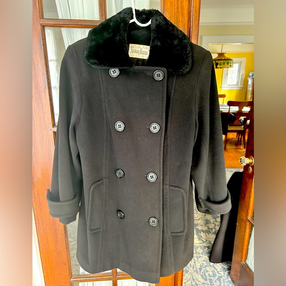 Wool and cashmere coat
